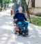 cadeira de rodas electricas confortável para idosos