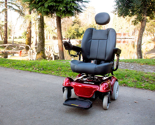 cadeira de rodas elétrica motorizada
